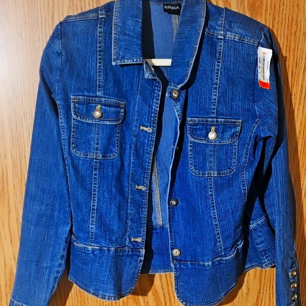 Erika Dark Blue Jean Jacket